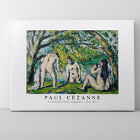 Paul Cezanne - Three Bathers (Trois baigneuses) 1876-1877