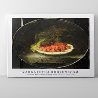 Margaretha Roosenboom - Stilleven met aardbeien in een witte schaal 1853-1896