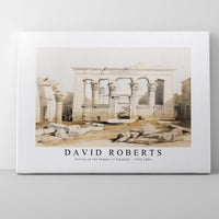 David Roberts - Portico of the Temple of Kalabshi-1796-1864