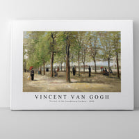 Vincent Van Gogh - Terrace in the Luxembourg Gardens 1886