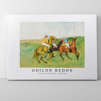 Odilon Redon - Jockeys and Race Horses 1890-1895