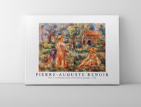 
              Pierre Auguste Renoir - Girls in a Landscape (Jeunes filles dans un paysage) 1918
            