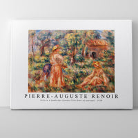 Pierre Auguste Renoir - Girls in a Landscape (Jeunes filles dans un paysage) 1918