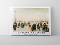
              Hendrick Avercamp - Enjoying the Ice near a Town 1620
            