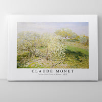 Claude Monet - Spring (Fruit Trees in Bloom) 1873