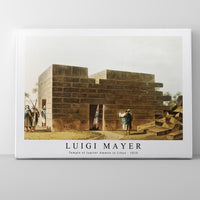 Luigi Mayer - Temple of Jupiter Ammon in Libya 1810
