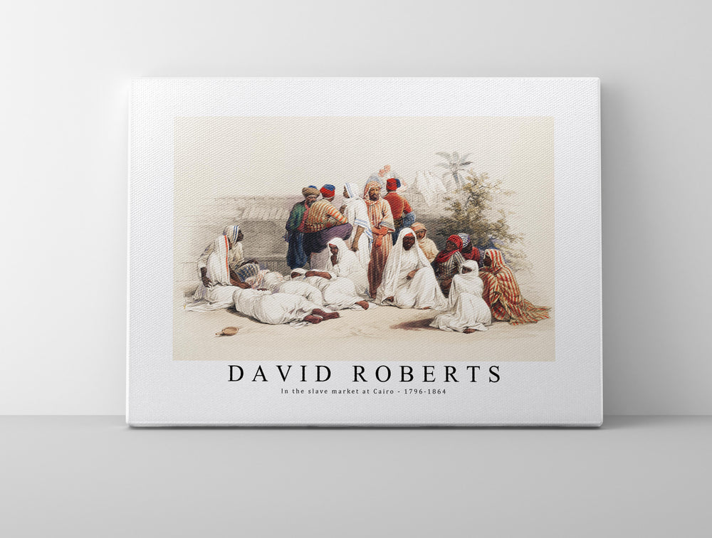 David Roberts - In the slave market at Cairo-1796-1864