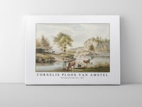 
              Cornelis ploos van amstel - Riviergezicht met vee-1821
            