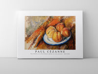 
              Paul Cezanne - Four Peaches on a Plate (Quatre pêches sur une assiette)  1890-1894
            
