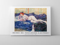 
              Henri De Toulouse–Lautrec - Nude Lying on a Couch  1897
            