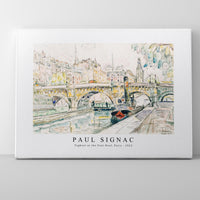 Paul Signac - Tugboat at the Pont Neuf, Paris (1923)