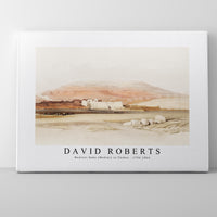 David Roberts - Medinet Habu (Medint) in Thebes-1796-1864