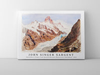 
              John Singer Sargent - Schreckhorn, Eismeer from Splendid Mountain Watercolours Sketchbook (1870)
            