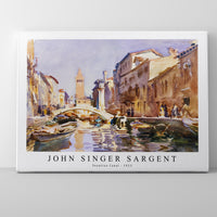 John Singer Sargent - Venetian Canal (1913)