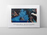 
              Utagawa Kuniyoshi - Gentoku Uma o Odorashite Tankei o Koeru zu 1798-1861
            