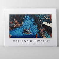 Utagawa Kuniyoshi - Gentoku Uma o Odorashite Tankei o Koeru zu 1798-1861