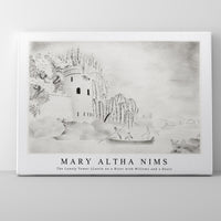 Mary Altha Nims - The Lonely Tower (Castle on a River with Willows and a Boat)