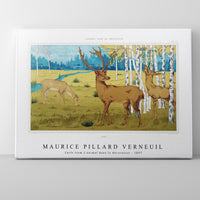 Maurice Pillard Verneuil - Cerfs from L'animal dans la décoration (1897)