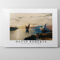 David Roberts - Hager Selsilis (Gebel el Silsila)-1796-1864