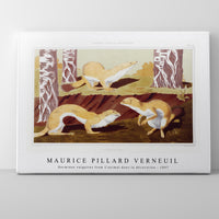 Maurice Pillard Verneuil - Hermines vulgaires from L'animal dans la décoration (1897)