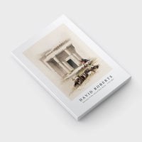 David roberts - Entrance to the caves of Beni Hasan-1796-1864