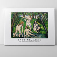 Paul Cezanne - Four Bathers (Quatre baigneuses) 1876-1877