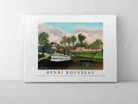 
              Henri Rousseau - The Laundry Boat of Pont de Charenton (Le Bateau-lavoir du Pont de Charenton) 1895
            