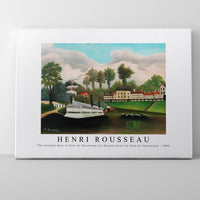 Henri Rousseau - The Laundry Boat of Pont de Charenton (Le Bateau-lavoir du Pont de Charenton) 1895