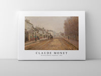 
              Claude Monet - Boulevard Héloise, Argenteuil 1872
            