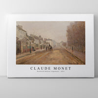 Claude Monet - Boulevard Héloise, Argenteuil 1872