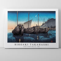 Hiroaki Takahashi - Junks in Inatori Bay, Izu (1926)