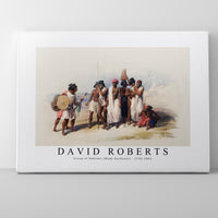David Roberts - Group of Nubians (Wady Kardasey)-1796-1864