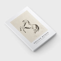 Odilon Redon - Jumping Horse on Clouds (Pegasus) 1903-1907