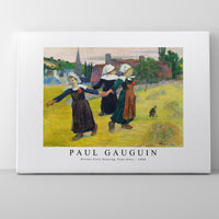 Paul Gauguin - Breton Girls Dancing, Pont-Aven 1888