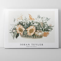 Johan Teyler - Basket with flowers