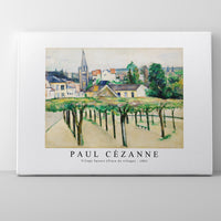 Paul Cezanne - Village Square (Place de village) 1881
