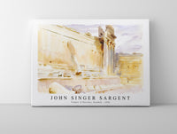 
              John Singer Sargent - Temple of Bacchus, Baalbek (1906)
            