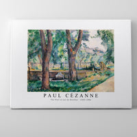 Paul Cezanne - The Pool at Jas de Bouffan 1885-1886