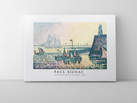 
              Paul Signac - Evening, The Jetty at Vlissingen (1898)
            