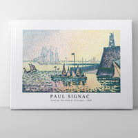 Paul Signac - Evening, The Jetty at Vlissingen (1898)