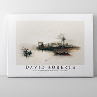 David Roberts - Island of Philae on the Nile Nubia-1796-1864