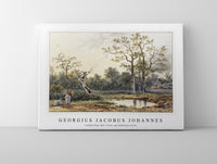 
              Georgius Jacobus Johannes - Landschap met twee sprokkelaarsters by
            