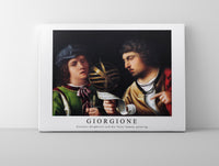 
              Giorgione - Giovanni Borgherini and His Tutor famous painting
            