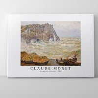 Claude Monet - Stormy Sea in Étretat 1883