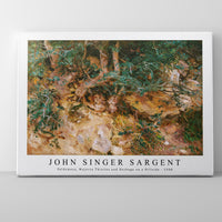 John Singer Sargent - Valdemosa, Majorca Thistles and Herbage on a Hillside (1908)