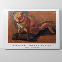 Jacques Laurent Agasse - Study of a Fox (ca. 1810–1830)