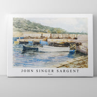 John Singer Sargent - Boats (1913)