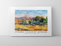 
              Pierre Auguste Renoir - Montagne Sainte-Victoire (Paysage) 1889
            