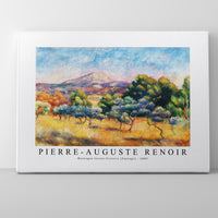 Pierre Auguste Renoir - Montagne Sainte-Victoire (Paysage) 1889