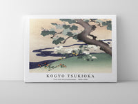 
              Kogyo Tsukioka - Tree and chrysanthemums (1890–1900)
            